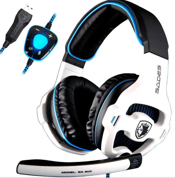 Casque Gaming Over-Ear Filaire - USB Jack 3.5mm 111dB Confort Aura Setup