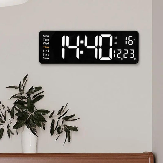Horloge Murale Numérique LED Aura Setup