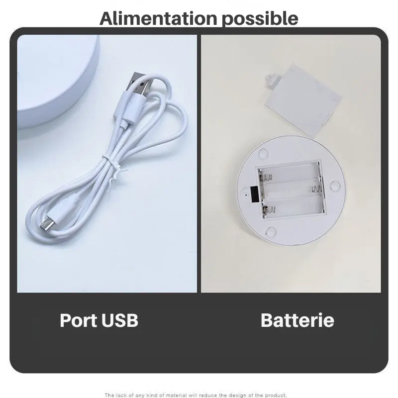 Lampe à Sable Dynamique 3D Aura Setup