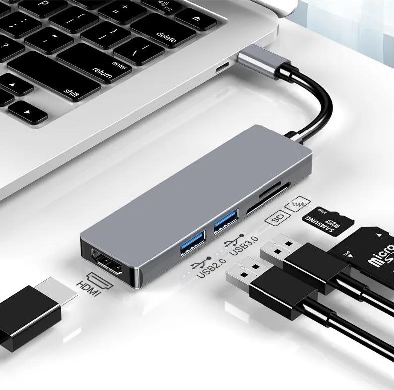 Hub Type-C avec HDMI - Adaptateur Multi-Port USB 3.0 Aura Setup