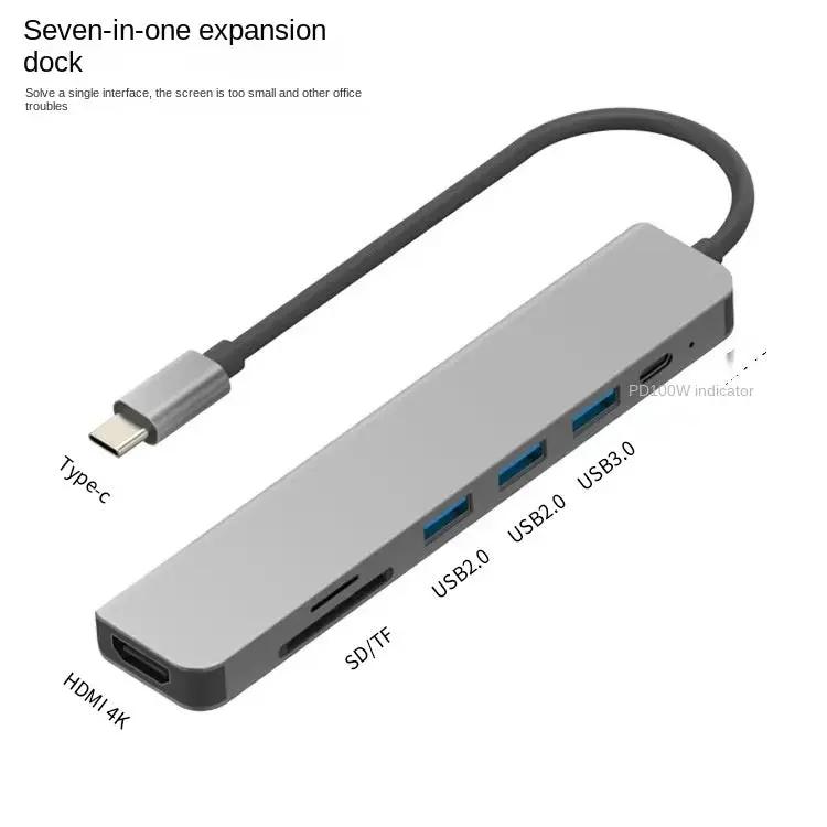 Hub Type-C avec HDMI - Adaptateur Multi-Port USB 3.0 Aura Setup