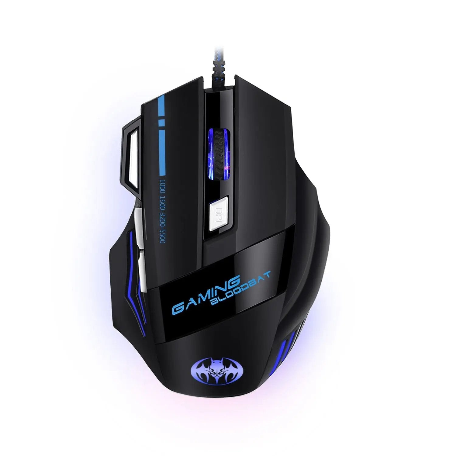 Souris Gaming Optique USB - 8 Boutons Programmables + Led Aura Setup