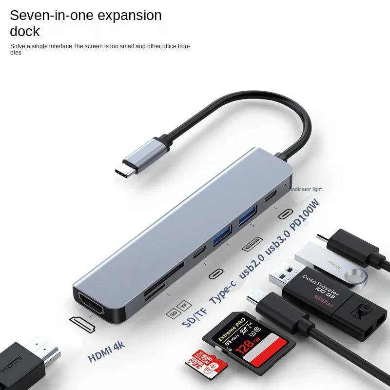 Hub Type-C avec HDMI - Adaptateur Multi-Port USB 3.0 Aura Setup