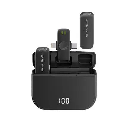 Microphone Cravate Sans Fil Bluetooth 5.3 - Réduction de Bruit pour Streaming & Outdoor Aura Setup