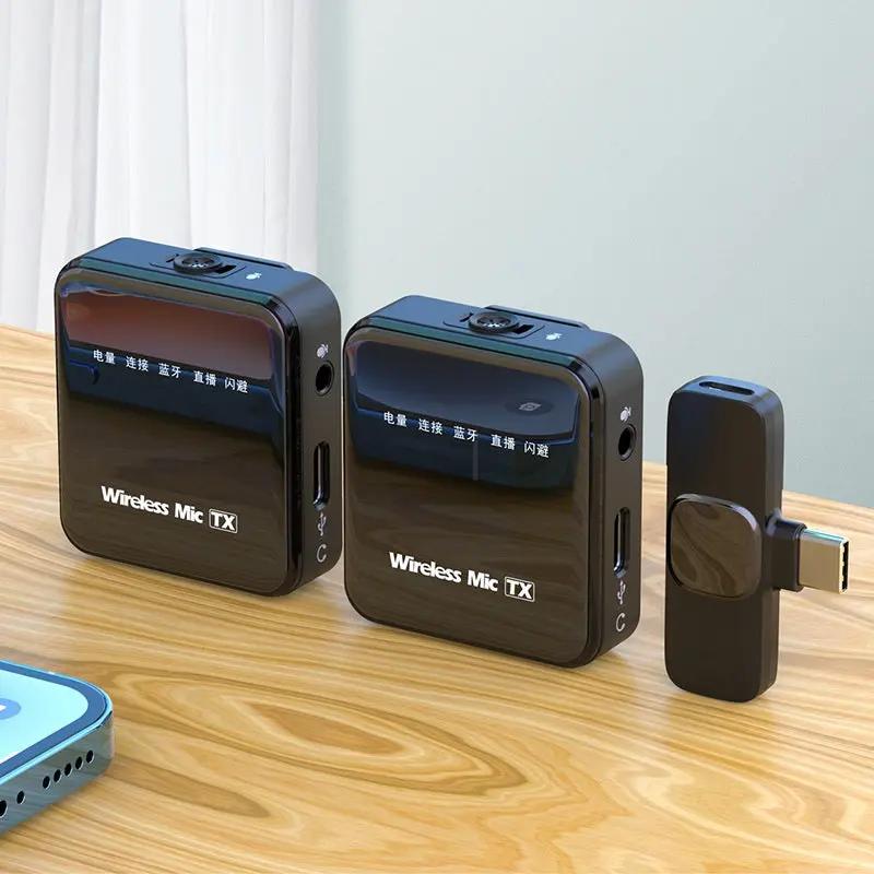 Microphone Cravate Sans Fil Bluetooth 5.3 - Réduction de Bruit pour Streaming & Outdoor Aura Setup