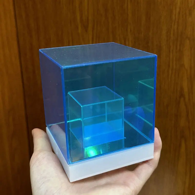 Colorful table lamp pyramid camping lamp bedroom mood decoration ornaments creative e sports desktop atmosphere lamp eprolo