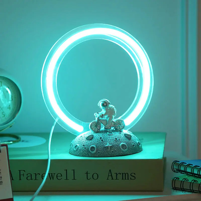 Creative LED Astronaut Nightlight Ins Wind Gift Cartoon Small Table Lamp Bedroom Decoration Desktop Small Ornaments eprolo