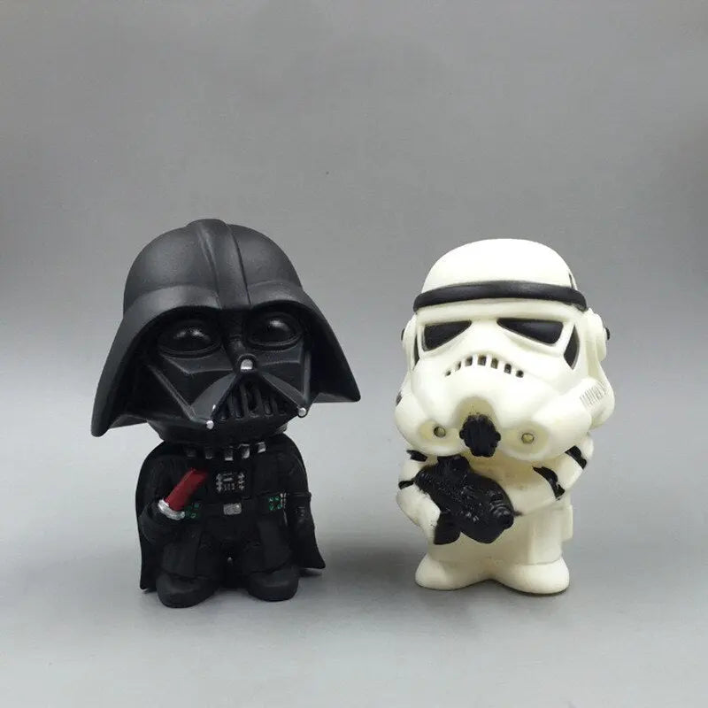 Figurines Action Space Wars Yoda, Darth Vader, Stormtrooper eprolo
