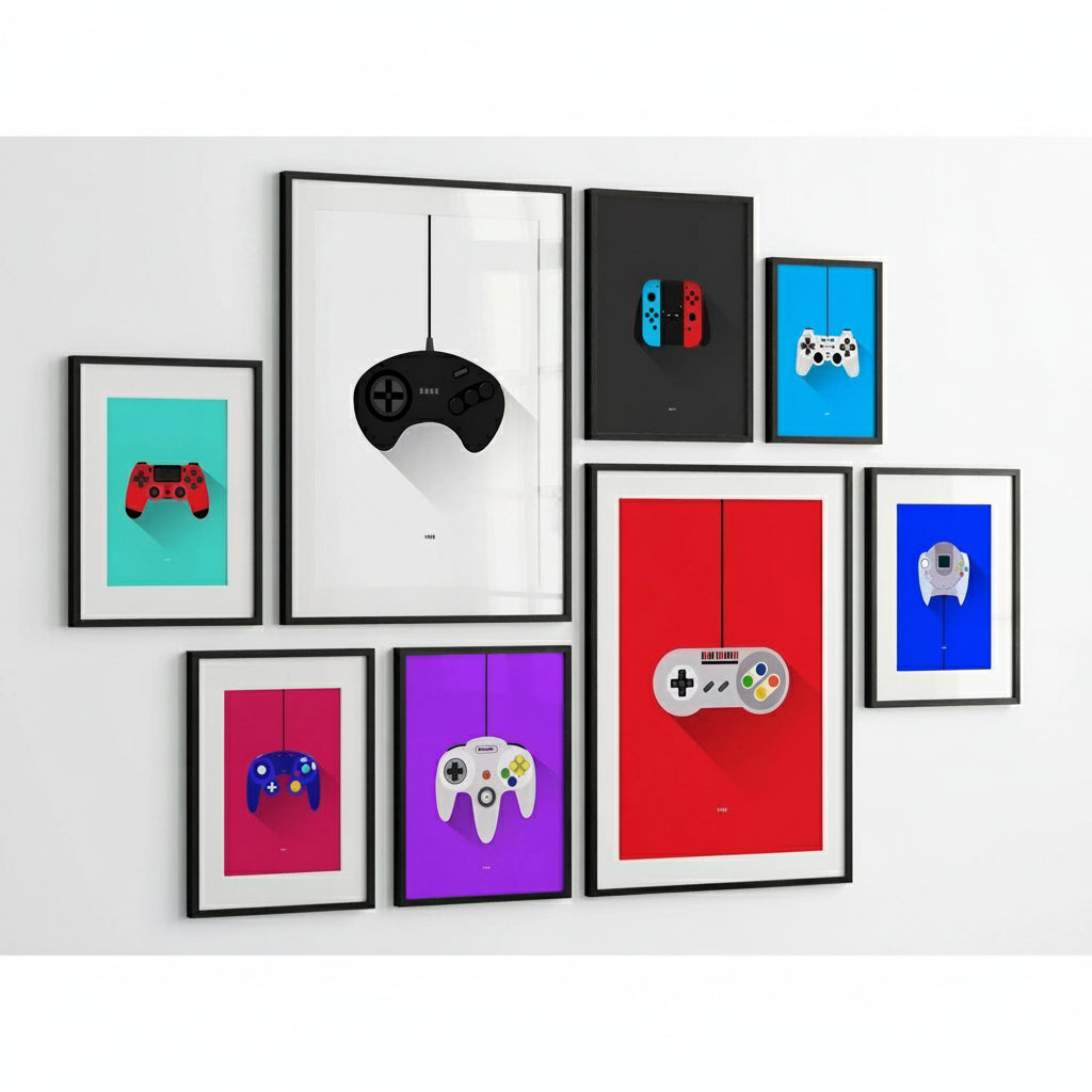 Gaming Poster · Gaming Wandkunst · Gaming Raum Deko · Gamer Geschenk · Videospiel · Wand Deko · Esports Spiel · Deko Print · ohne Rahmen JUSTGOODMOOD
