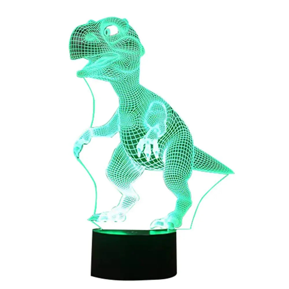 Halloween 3D Dinosaur LED Lamp 7 Colors Touch Control Night Light Kids Gifts Living Room Bedroom Table Decoration eprolo