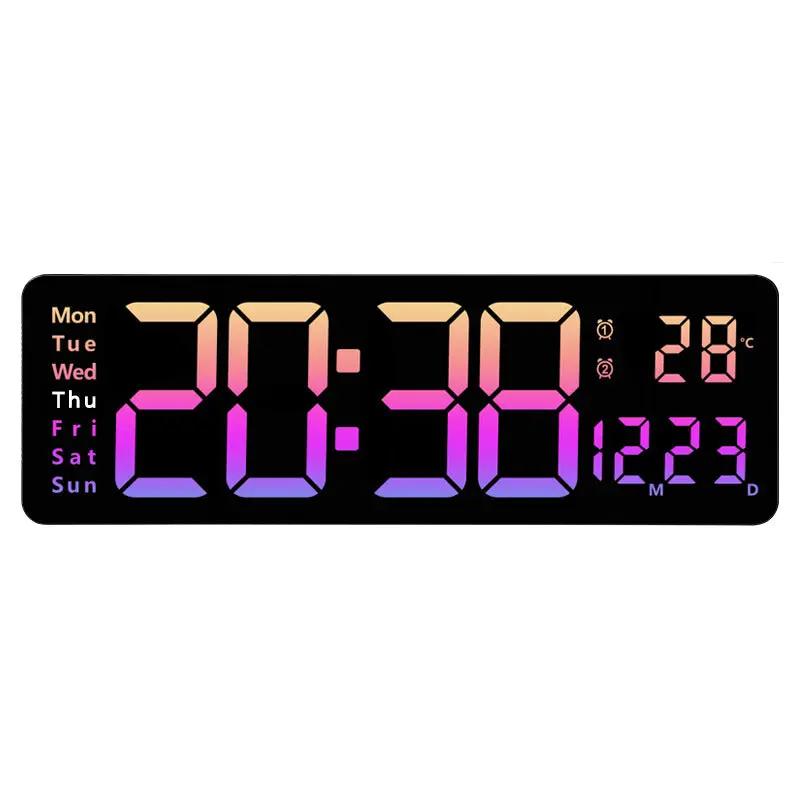 Horloge Murale Numérique LED Aura Setup