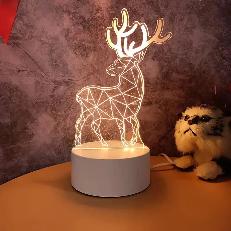 Hot Sale Creative Wholesale 3D Night-light USB Plug-in Indoor Warm Light Bedside Lamp Practical for Gifts Activities-41