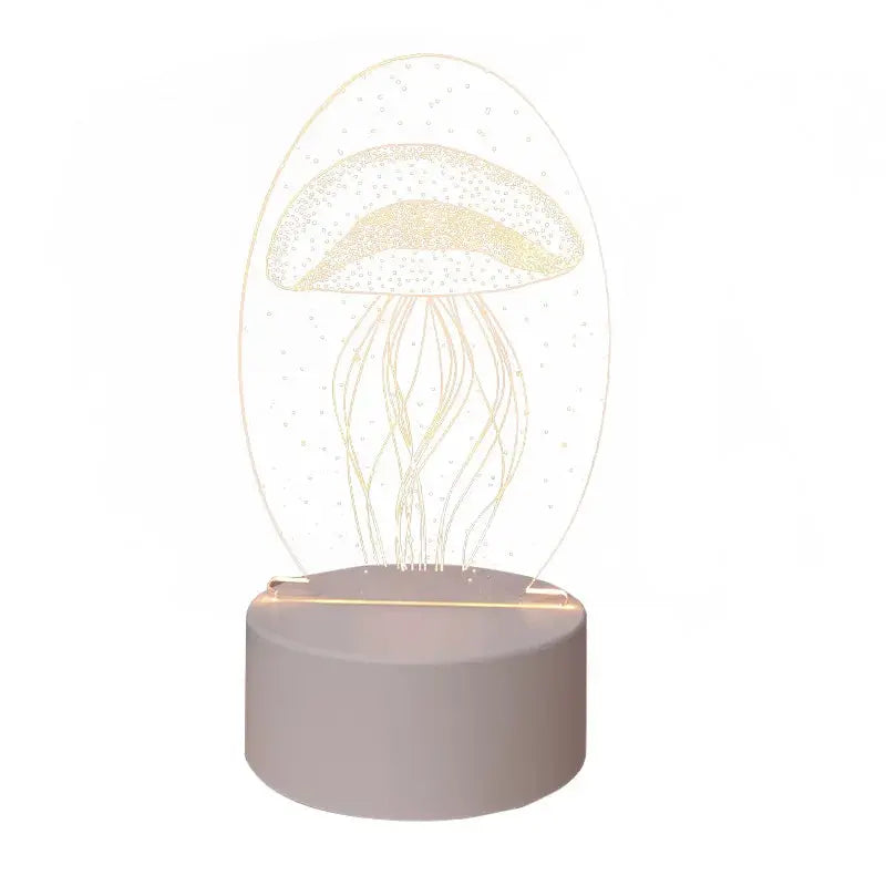 Hot Sale Creative Wholesale 3D Night-light USB Plug-in Indoor Warm Light Bedside Lamp Practical for Gifts Activities-4