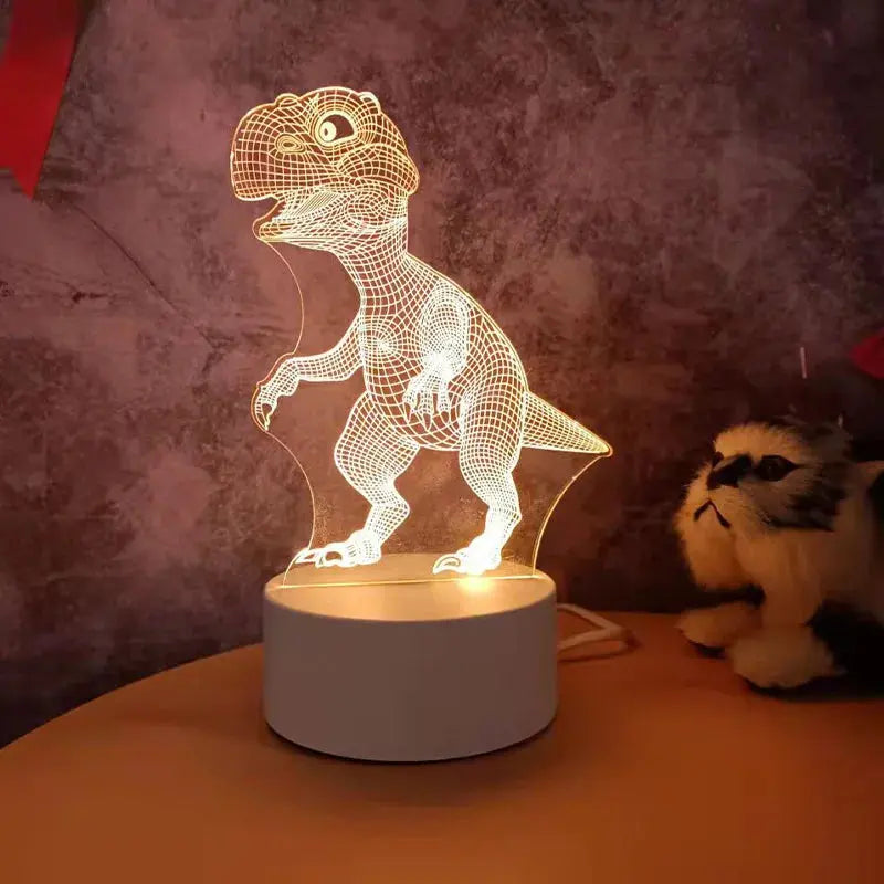Hot Sale Creative Wholesale 3D Night-light USB Plug-in Indoor Warm Light Bedside Lamp Practical for Gifts Activities-16