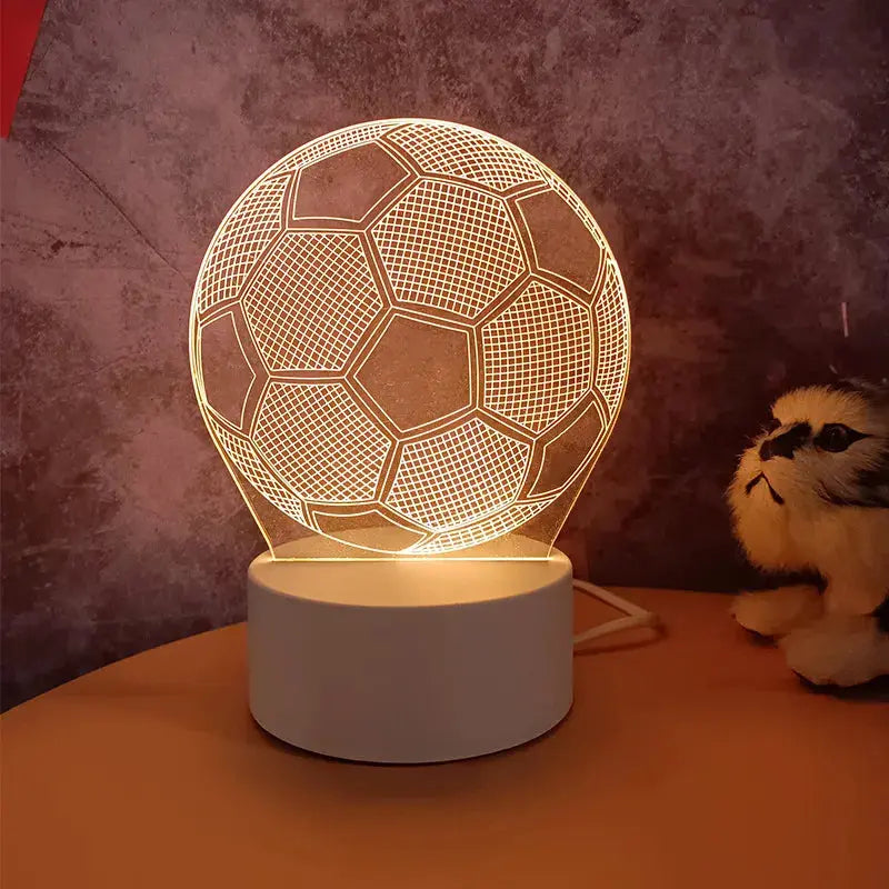 Hot Sale Creative Wholesale 3D Night-light USB Plug-in Indoor Warm Light Bedside Lamp Practical for Gifts Activities-37