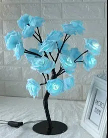 LED Tree Lamp Rose Small Tree Lamp Modeling Lamp Table Lamp Aura Setup