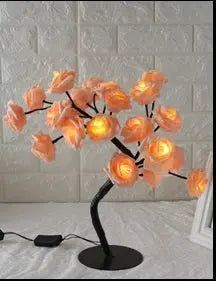 LED Tree Lamp Rose Small Tree Lamp Modeling Lamp Table Lamp Aura Setup