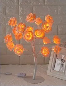LED Tree Lamp Rose Small Tree Lamp Modeling Lamp Table Lamp Aura Setup