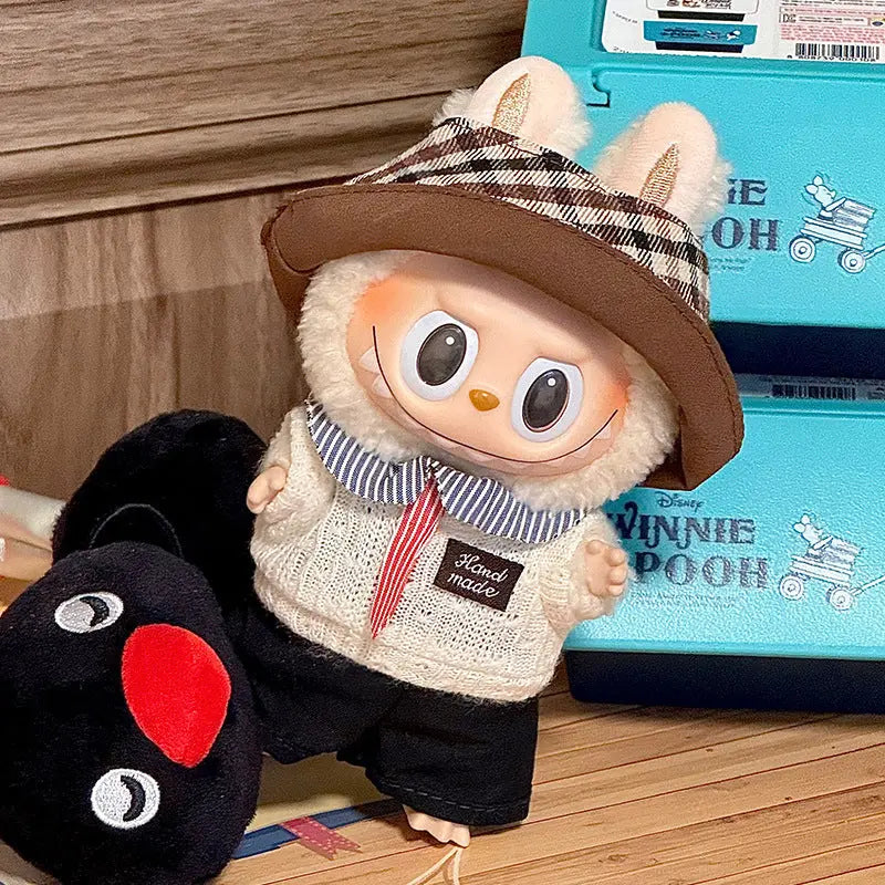 Labubu DIY Vêtements Personnalisés pour Figurines Aura Setup