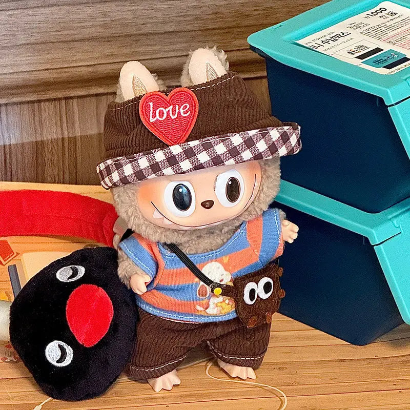 Labubu DIY Vêtements Personnalisés pour Figurines Aura Setup