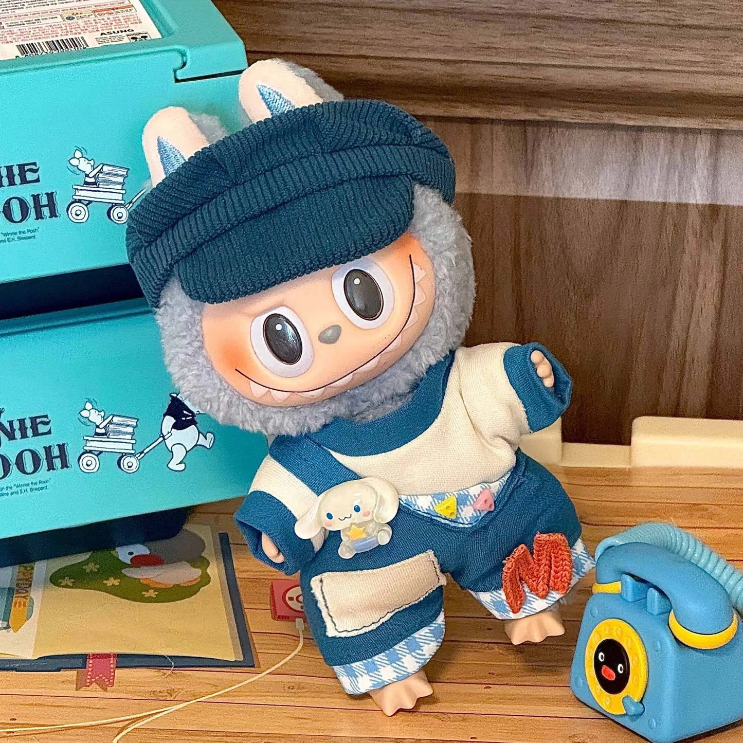 Labubu DIY Vêtements Personnalisés pour Figurines Aura Setup