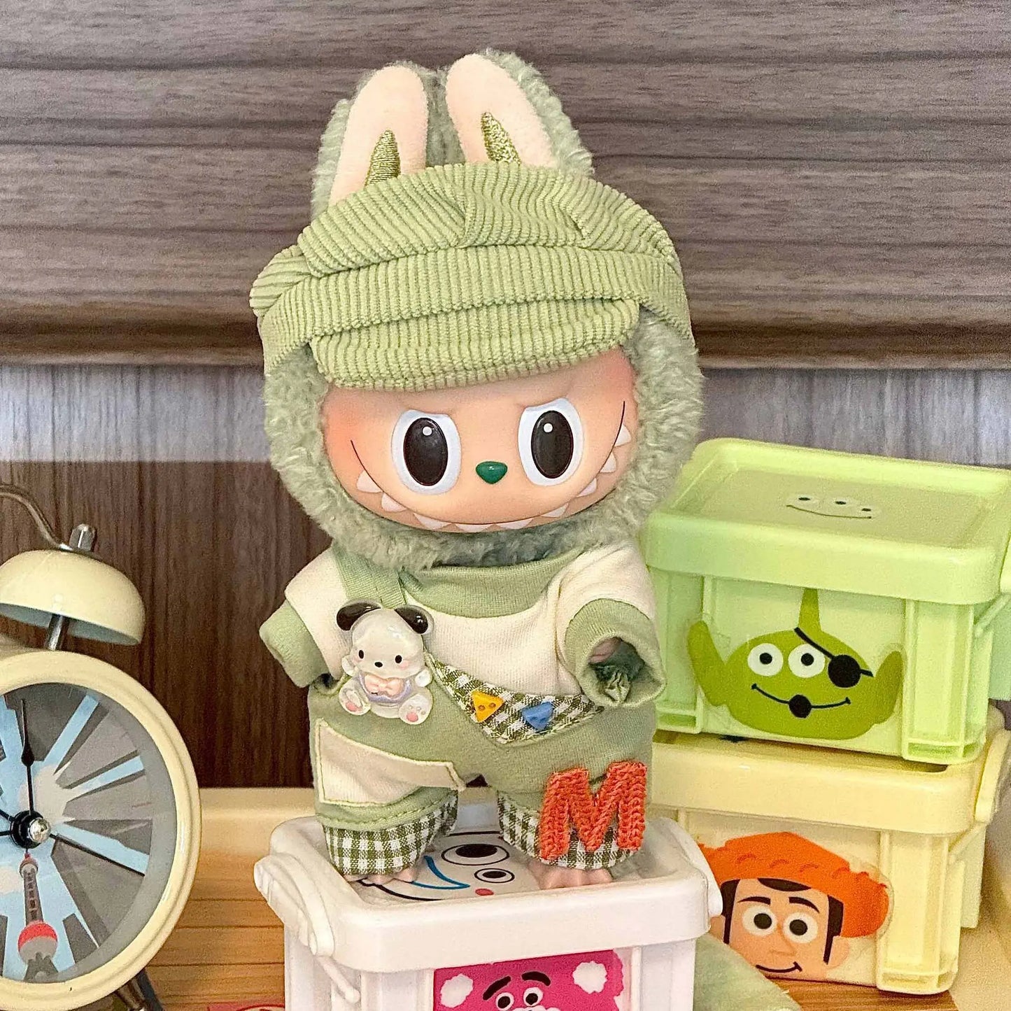 Labubu DIY Vêtements Personnalisés pour Figurines Aura Setup