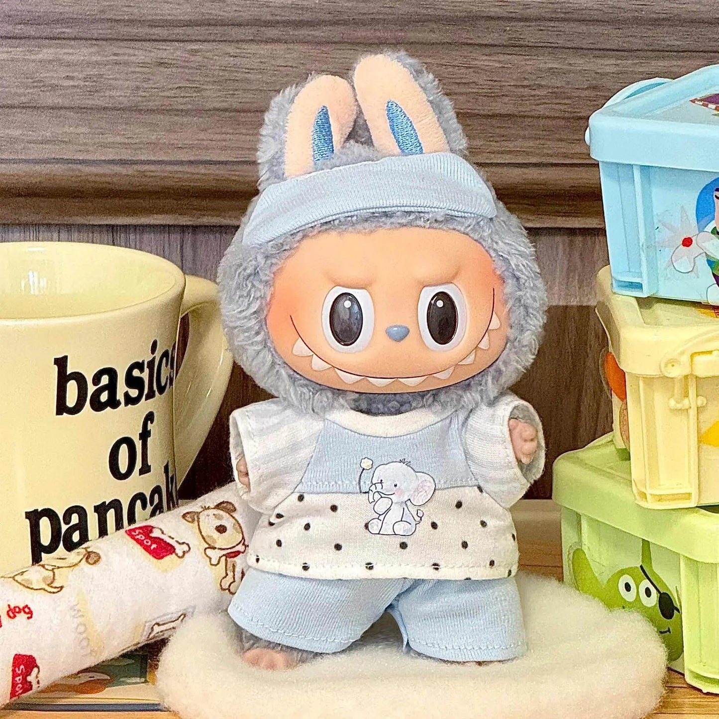 Labubu DIY Vêtements Personnalisés pour Figurines Aura Setup