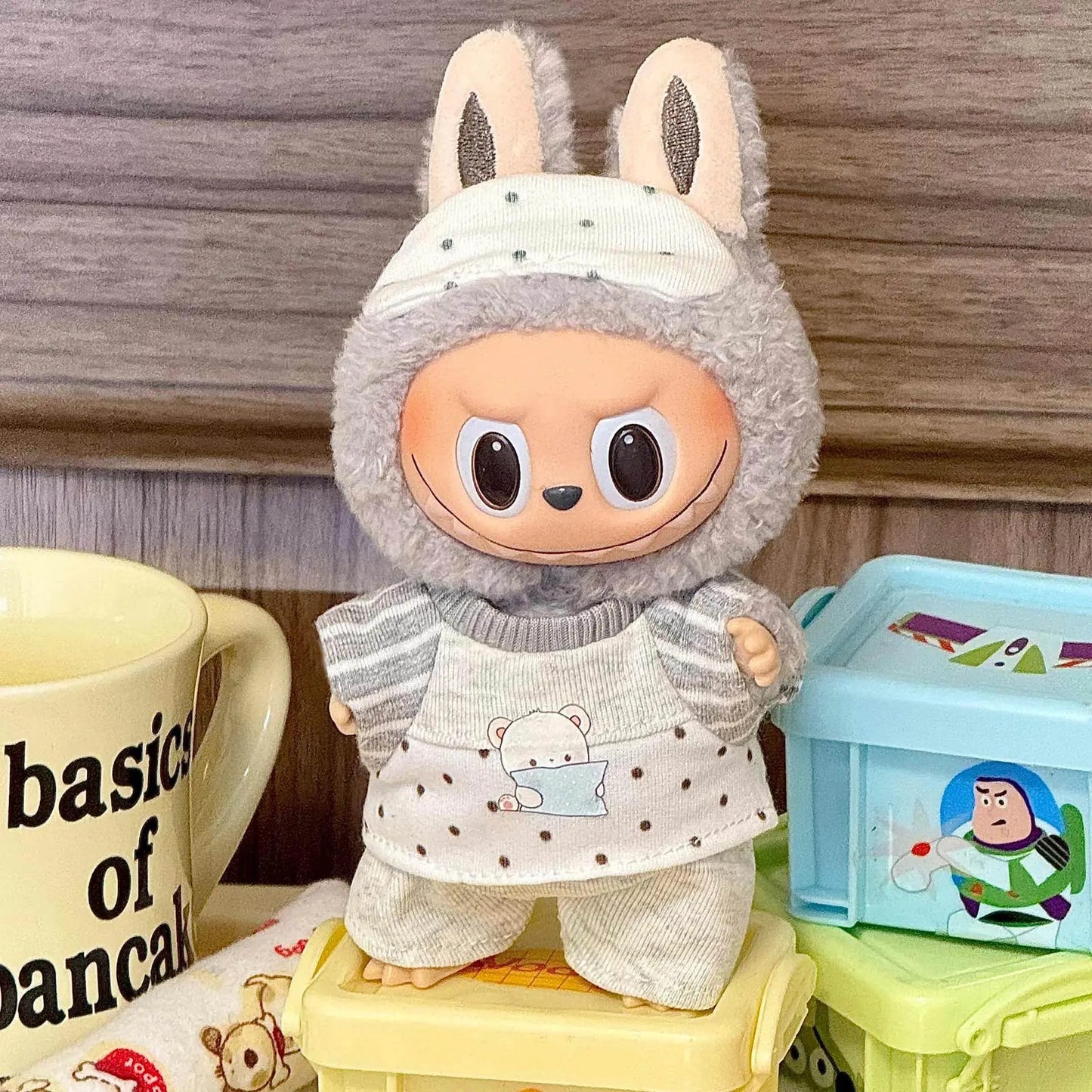 Labubu DIY Vêtements Personnalisés pour Figurines Aura Setup