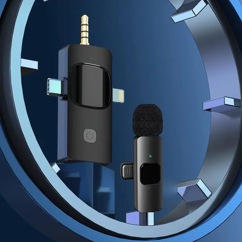 Microphone Cravate Little Bee K1 Trois en Un Aura Setup