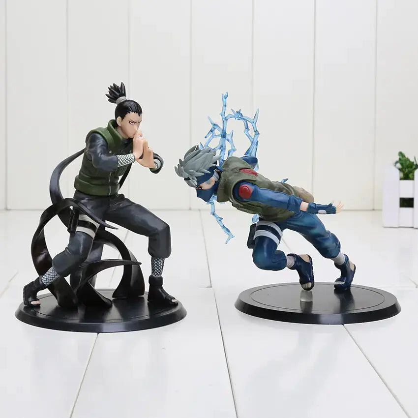 Naruto Figurines: Kakashi & Shikamaru (2 Styles) Aura Setup