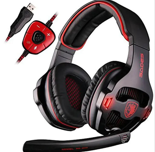 Over-Ear Gaming Headphones Aura Setup