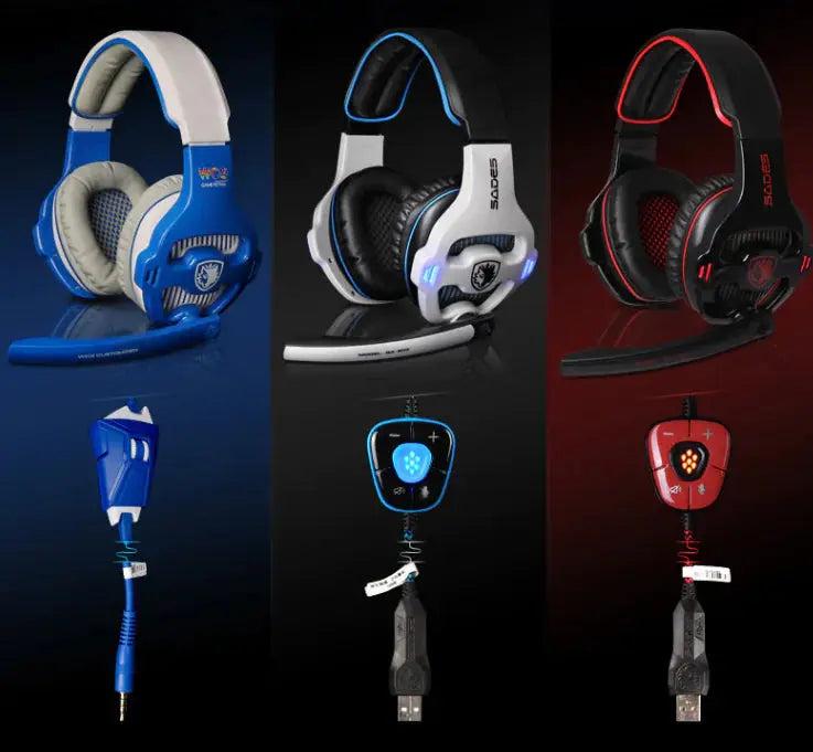 Over-Ear Gaming Headphones Aura Setup