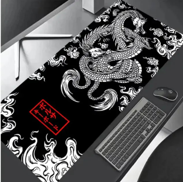 Tech-Inspired Patterned Mouse Pad Aura Setup